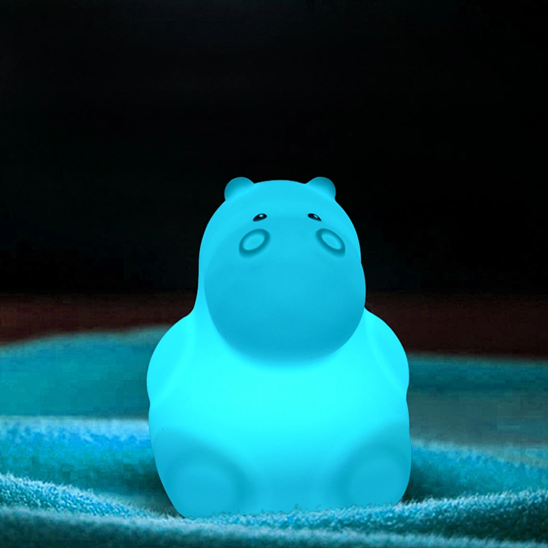 Creative led children's room small silicone night light for Christmas Gifts baby Bedroom night lamp