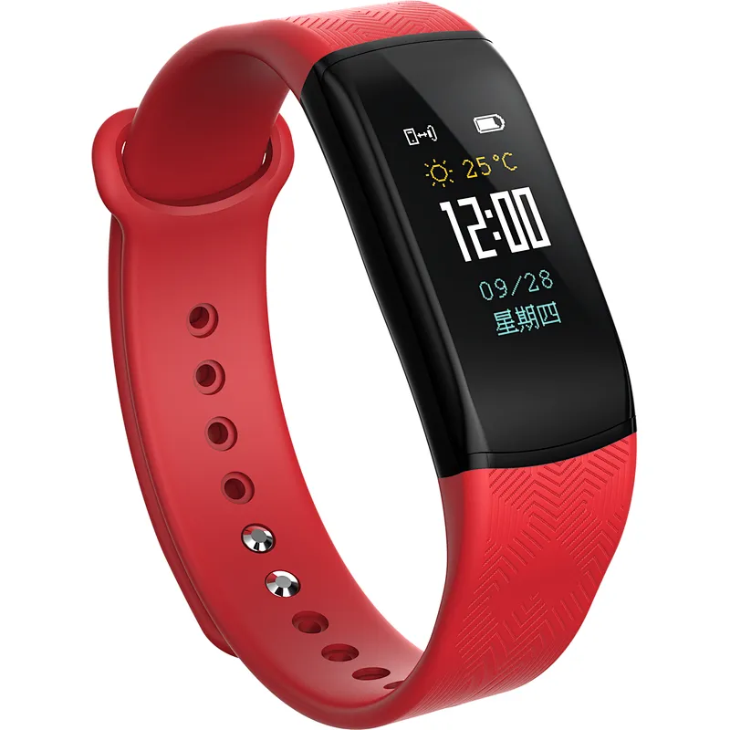 2019 Fashionable B11 Colorful Screen IP67 Waterproof Heart Rate Detection Sport Smart Bracelet
