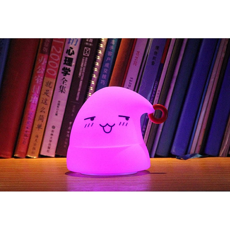 Mini Qute Colors Changing Hat LED Night Light for Gift