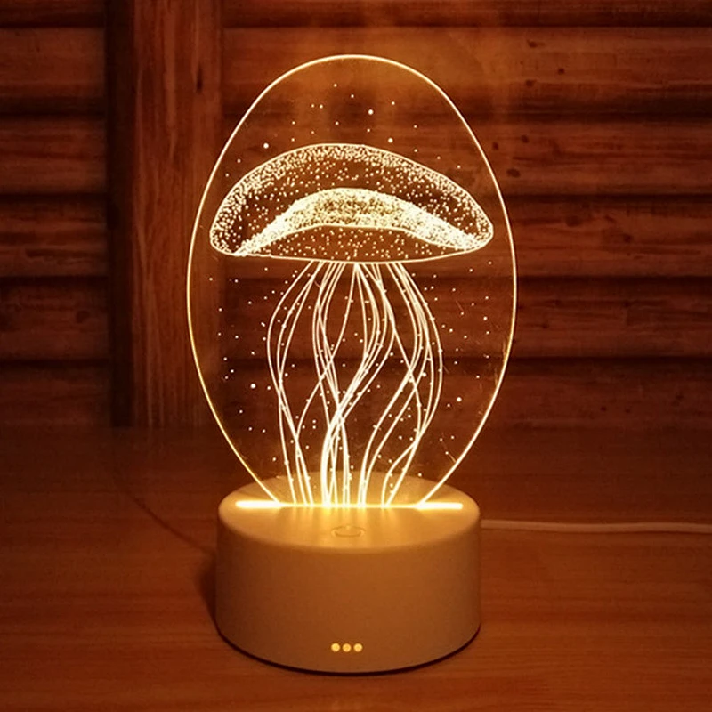 Hot Selling 2020 Amazon Popular 3D LED Night Light Acrylic Lamp
