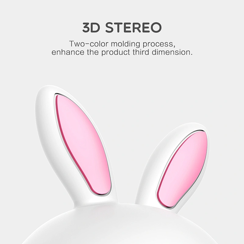 Mookey Shape 3D Glasses Rabbit Night Light LED Lamp