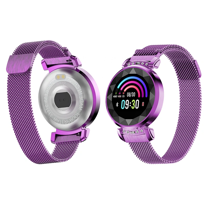 IP68 Waterproof SL08 New Women Wristband Dynamic Heart Rate Monitor Smart Sports Bracelet Fitness Tracker Smartwatch