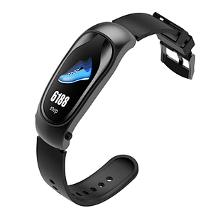 0.96inch TFT Color Screen KR04 Smartwatch with Headphone IP67 Waterproof Sports Pedometer Bracelet