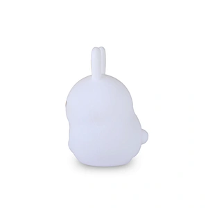 Rabbit Led Silicone Night Light 7 Color Changing Desk Table Lamp For Kids As Gift