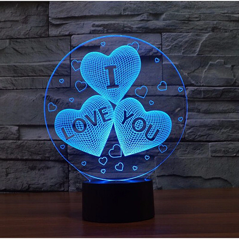 3d light lamp moon light 3d led 3d night light