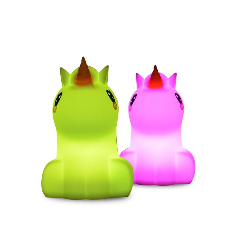Hot sale Room Moon Mini Unicorn Silicone Baby Lamp Night Light
