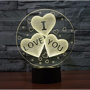 3d light lamp moon light 3d led 3d night light