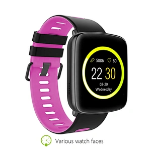 Accurate Heart Rate TFT Resolution GV68 1.54 Inch IP68 Waterproof Sensor Pedometer Sleep Monitor Sitting Alert Smart Watch