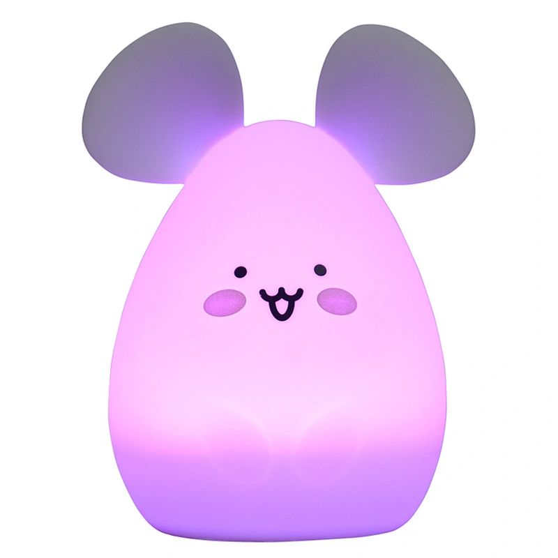 Friendship Lamp Mouse LED Silicone Decorative Night Light Party Atmosphere Children's Favorite Gift Table Lamp