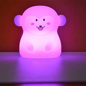 Baby silicone night light Monkey night light USB Rechargeable Children Gift