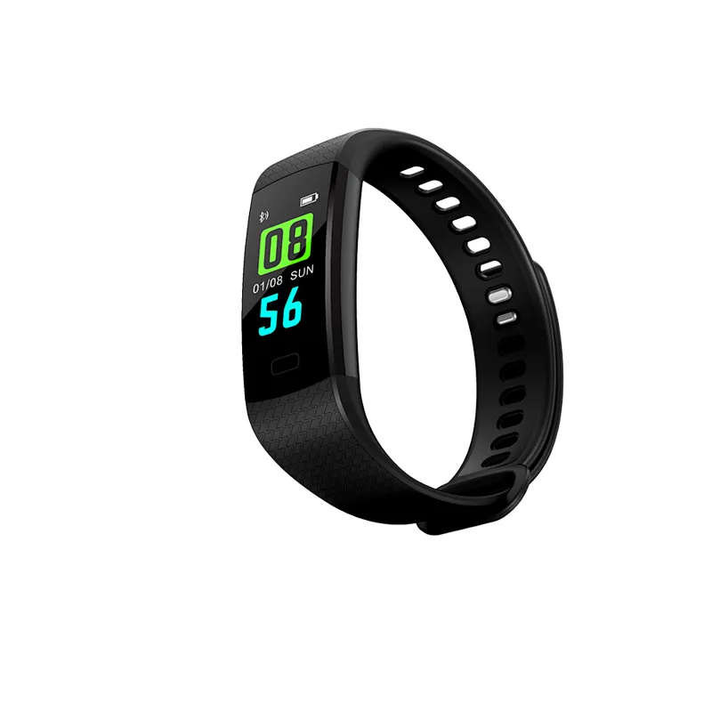 New Design Smart Bracelet Y5C Wristband Color Screen Smart Band Blood Pressure Heart Rate Monitor  Fitness Tracker Activity
