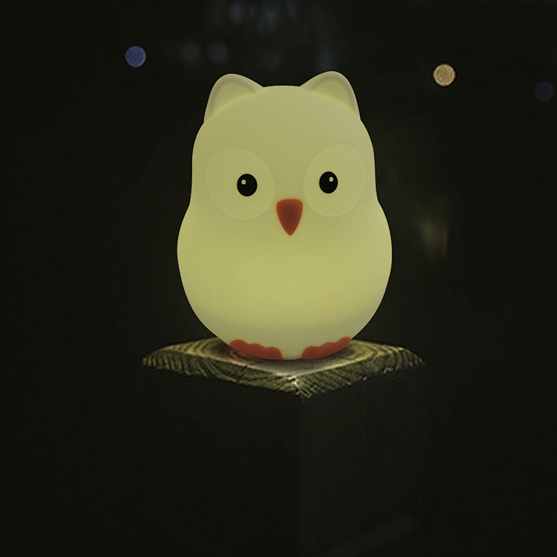 Baby Night Light Multicolor Silicone Cute Animal night Light Colorful Usb Charging night light for Kids