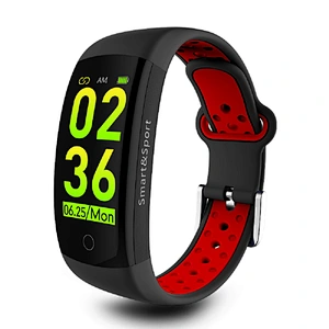 2019 High Rating Q6S Heart Rate Monitor Fitness Bracelet  Blood Pressure IP68 Waterproof Smart Bracelet