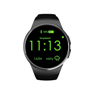 Wholesale Model KW18 Smart Watch High Quality Round Screen Smart Watch IPS Heart Rate Monitor SIM card Slot with Dial Call