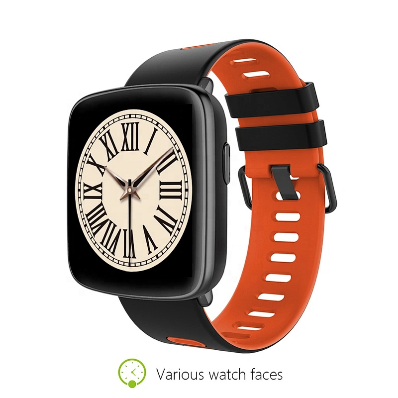 Accurate Heart Rate TFT Resolution GV68 1.54 Inch IP68 Waterproof Sensor Pedometer Sleep Monitor Sitting Alert Smart Watch