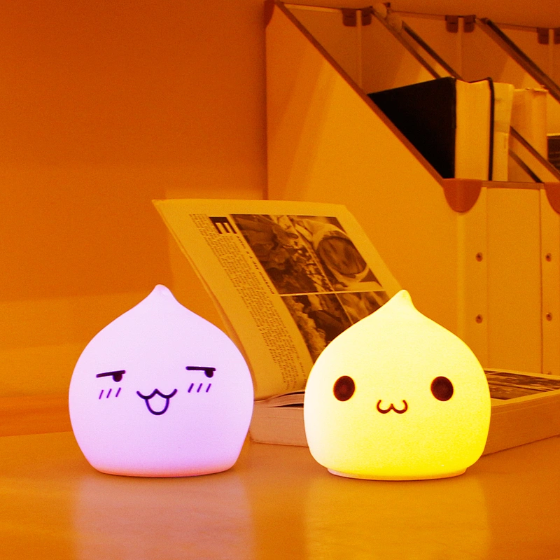 Children's Favor Good Price Hot Sale Cute Waterdrop Colour Led Night Light For Kids