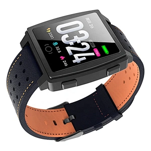 New CK22 Outdoor Wearing leather Strap Smartwatch GPS Recording Tracking Multi Sport Mode IP67 Waterproof Reloj Wristwatch