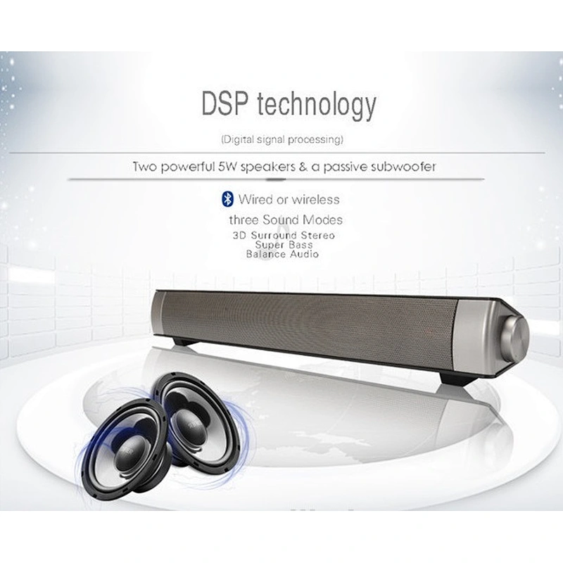 Digital Portable Home Audio Bluetooth Stereo Heavy Bass Speaker Sound Bar