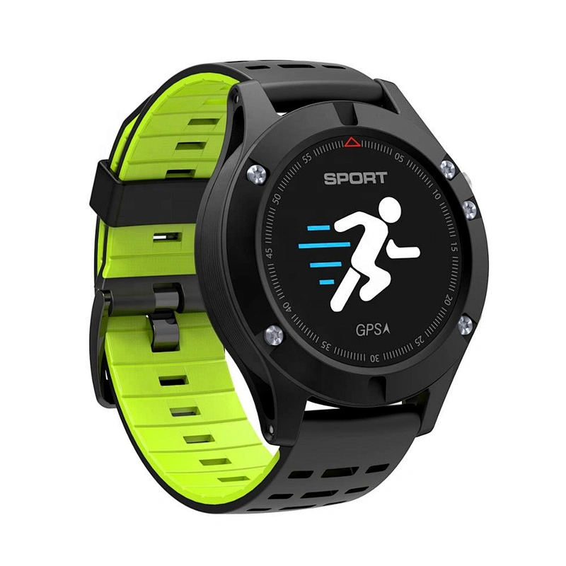 Hot selling 2019 New F5 design GPS  outdoor Smart Bracelet 0.95 inch OLED Instant Message Caller ID phones smart watch 4g