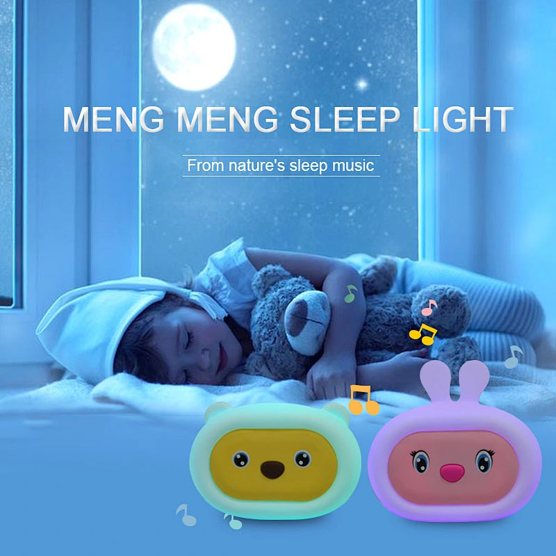 2020 Night Light ,Sleep Desk Kids Night Light With Light Sensor Bunny Shaped