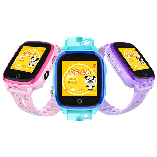 2020 factory wholesale DF33 IP67 waterproof kids smart watch 4G GPS WIFI remote camera baby watch for Android iOS