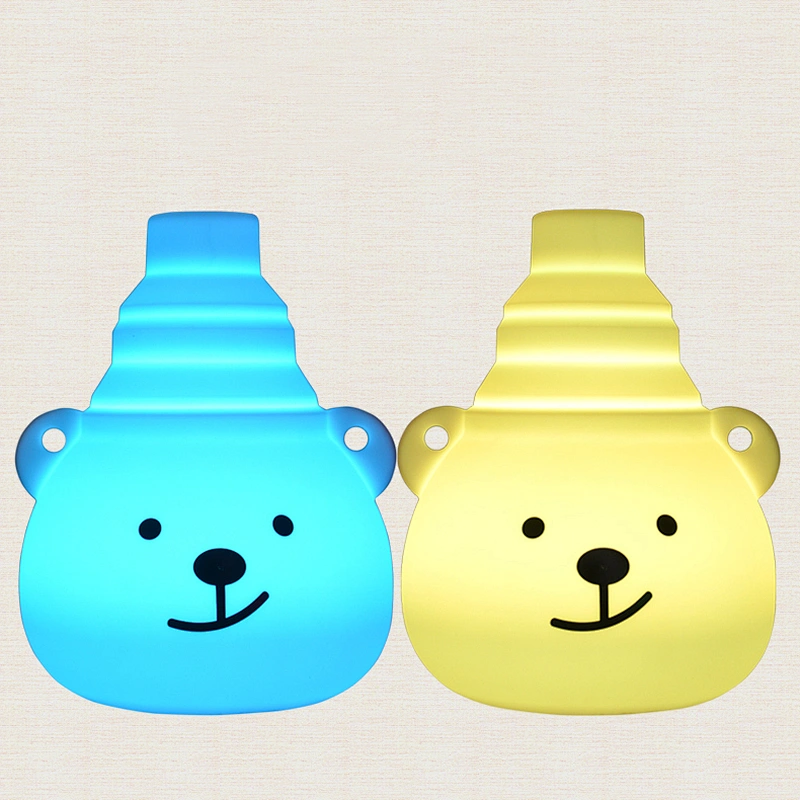 Touch And Button Switch Colorful Silicone Cute Animals Night Lights Smart Indoor Baby Lamp Lights