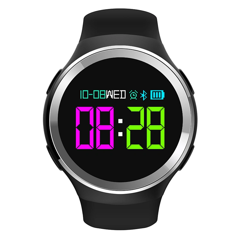 Latest product N69 round Smart Watch 0.95inch OLED Heart Rate Blood Oxygen Pedometer sport reloj smartwatch