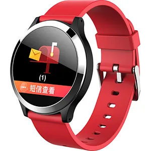 Shenzhen Factory 1.22 Round ECG+PPG monitor B65 Smartwatch multiple dials switch IP67 waterproof lemfo Smart watch for Samsung