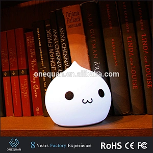 New product ideas color changing silicone baby motion sensor led light