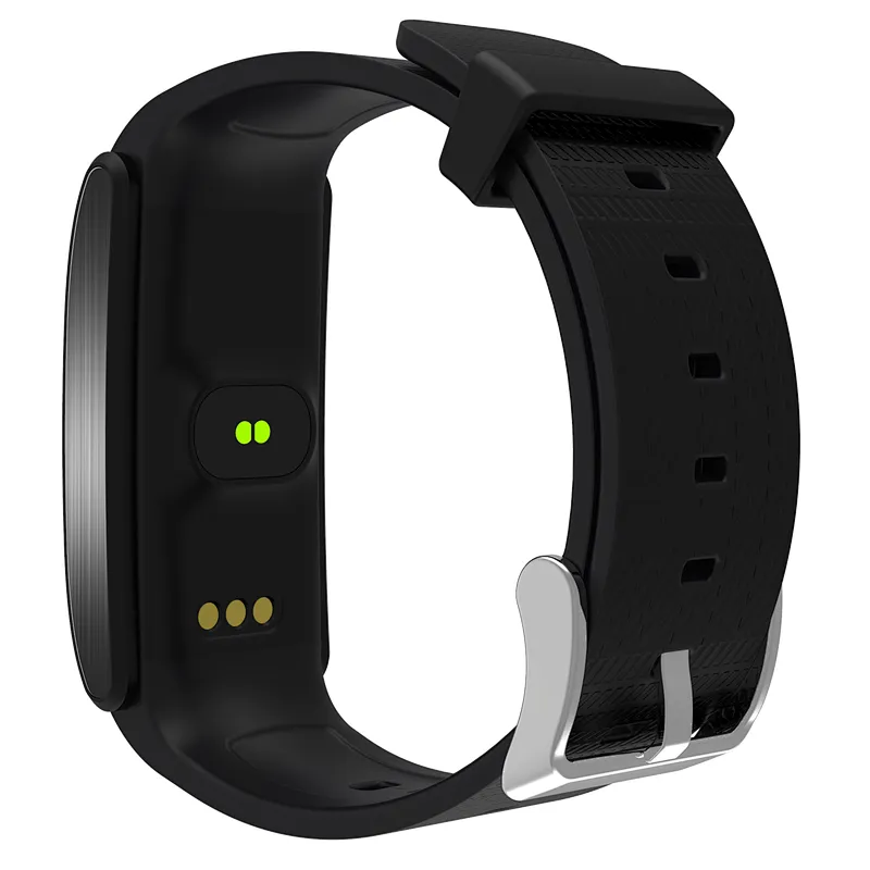 Heart rate Blood Pressure monitor Metal wristband waterproof sports A58 smart bracelet with remote camera