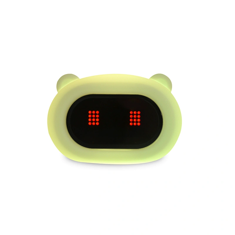 RosH CE Certified New Acrylic Led Night Light Alarm Clock 3d Table Lamp