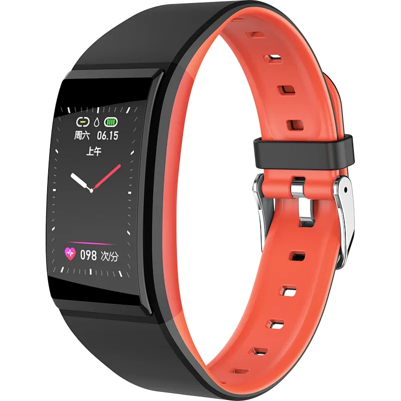 Fashion style IP67 waterproof wristband Heart rate alarm function blood pressure monitoring smart bracelet B86