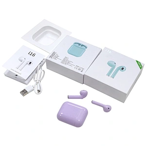 i16 TWS Mini  Bluetooth 5.0 Earphone Wireless Earbuds Ear Touch pod with  Magnetic Charging Box PK i10 i11 i12