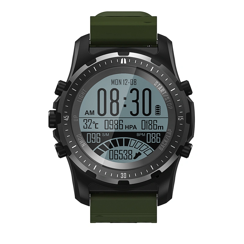 S966 GPS sports smart watch waterproof IP67 heart rate monitor ECG altitude temperature compass pedometer watch