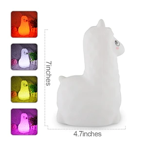 Room Usage and rechargeable Switch Power Generation silicone night light kids baby night light