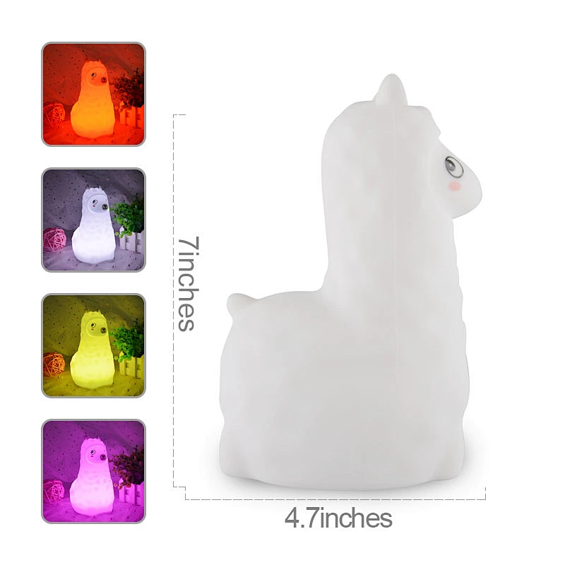 Room Usage and rechargeable Switch Power Generation silicone night light kids baby night light