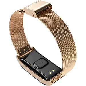 New Product B23 Color Screen IP67 Waterproof Heart Rate Monitor Fitness Tracker Stainless Steel Smart Bracelet For IOS Android