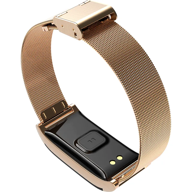 New Product B23 Color Screen IP67 Waterproof Heart Rate Monitor Fitness Tracker Stainless Steel Smart Bracelet For IOS Android