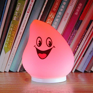 2017 silicone cute 7 colors kids children night light