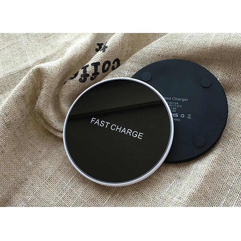Hot selling 2019 Amazon Hot Sell Custom led light fit all phone QI fast wireless charger