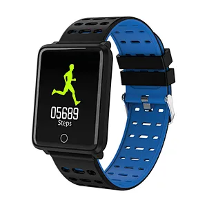 F3 Smart Fitness Bracelet Track Movement Heart Rate Blood Pressure Monitoring  IP68 Waterproof Health Watch
