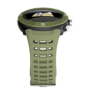 Multi-sport mode deep waterproof with heart rate F18 smart watch 3d ball type screen GPS watch