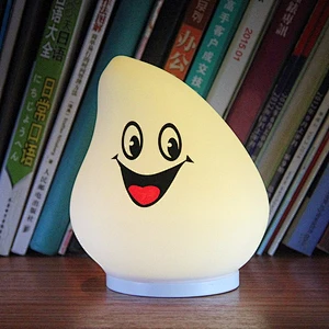 Hot Sale Products Customizable Mini 7 Color Changeable Small Water Drop Night Light