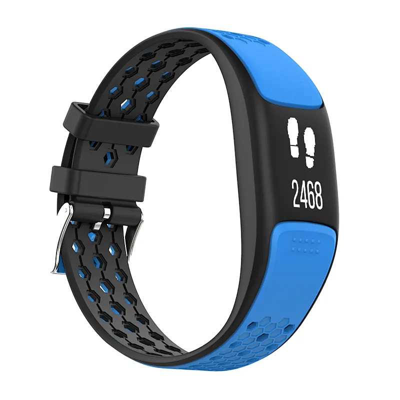 2020 New Arrival P8 Smart Bracelet GPS IP8 Waterproof Double Color Strap Heart Rate Monitoring