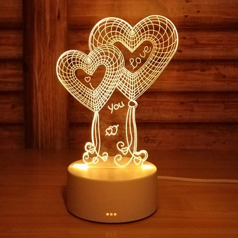 Hot Selling 2020 Amazon Popular 3D LED Night Light Acrylic Lamp