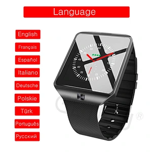 Wholesale Bluetooth 2019 Wrist Watch With Camera TF/SIM Card Smart Watch DZ09