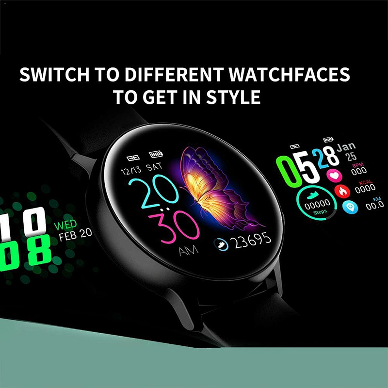 Smart watch blood pressure monitoring heart rate multi functional multi language smart movement waterproof bluetooth watch