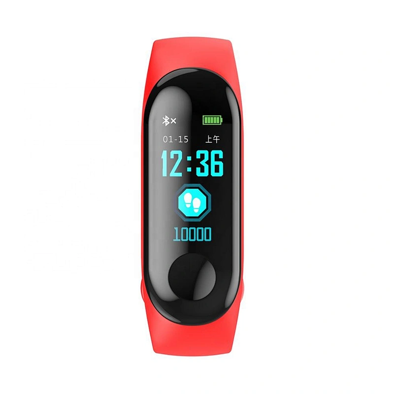 New Design M3C Smartband Heart Rate PPG Wristbands Sleep Monitor Smart Watch for Android & iOS
