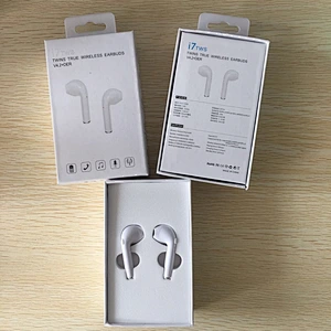 Amazon hot gifts new model design the I7 TWS pair wireless 4.2 Blue tooth Earphone headphone for mobile phone