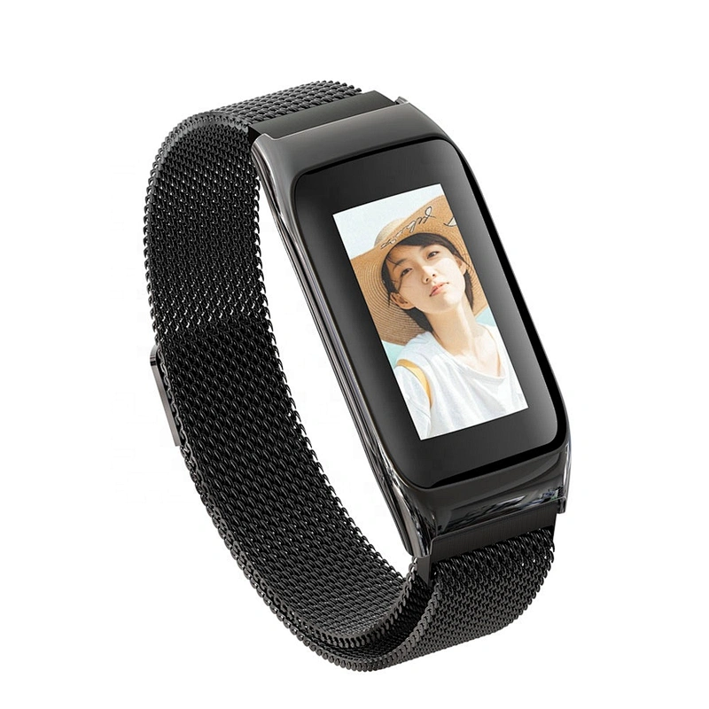 B42 Tracker Steel Smart Wristband Cycling Running Heart Rate Monitor Fitness Watch Smart Bracelet For Lady